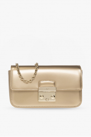 Gold 'Metropolis Mini' shoulder bag Furla